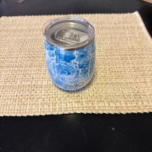 Swig Sea Foam Blue Insulated Stemless Wine Tumbler